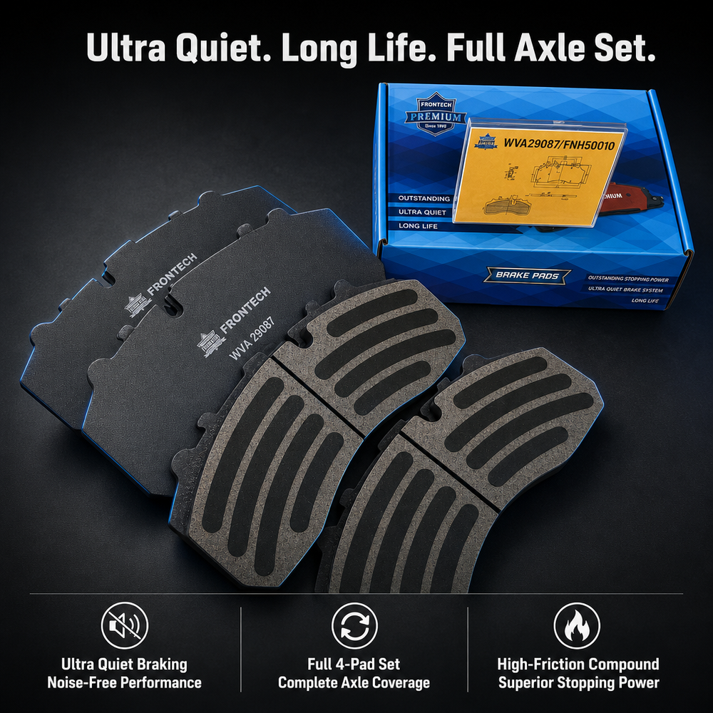 Truck Brake Pad Set with Wear Sensor